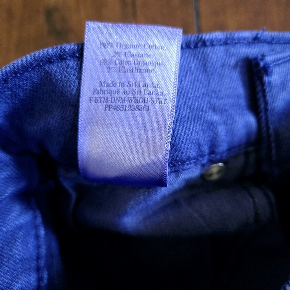 Everlane The Way High Rise Jeans Women's Straight Leg Cropped Ankle Cotton Sz 24 - Picture 9 of 9